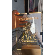 lampu led akrilik